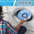 20 Pack Spin Mop Replacement Heads, Only Fit for RinseClean 2-Tank System, 100% Microfiber Spin Mop Refill Head,Spinning Mop Head Replacement for Floor Cleaning