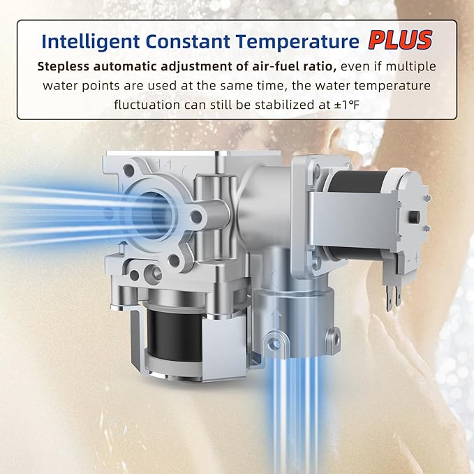 85000 BTU Propane Tankless Gas Water Heater, Max 3.6 GPM, Intelligent Indoor Gas Hot Water Heater with Freeze Protection, 3/4" NPT, lp Gas Tankless Water Heater for 2-3 Water Points