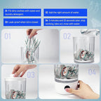 Portable Mini Washing Machine | Compact Deep Cleans Underwear, Baby Clothes, Small Laundry | Lightweight for Apartment, Dorm, Hotel, Travel & Camping | Quiet Energy-Efficient (MR201-US-White)