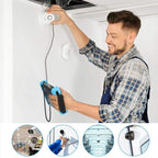 Koolertron 7" IPS Touch Screen 4K H.265 IP Camera Tester - IPC-9800 Plus,CCTV, CVBS, Analog Tester, Built-in WiFi, POE, HDMI, RJ45 TDR, Dual Window, 8GB TF Card, Firmware