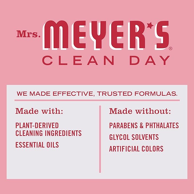Mrs. MEYER'S CLEAN DAY Multi-Surface Everyday Cleaner, Peppermint Scent, 16 Ounce Bottle (Pack of 3)