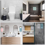 Gisafai 15 Pcs Bathroom Hardware Accessories Set 23.6 Inch Bath Towel Bar Kit Stainless Steel Bathroom Hardware Set Towel Racks Ring Hooks Paper Holder for Wall Mounted (Black Gold)