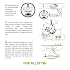 ASD 6 Pack LED Recessed Lighting 6 Inch 15W, 5 CCT 2700K-5000K CRI90+, IC Rated Ultra Thin Dimmable Ceiling Lights with J Box, Canless Wafer Downlight, Round Slim Panel Light, UL Energy Star, Nickel