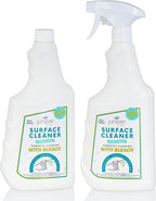 Juniper, Surface Cleaner With Bleach, All-Purpose Cleaner for Bathroom, Kitchen, Toilet, 25 Fl. Oz Trigger Spray Bottle, (Pack of 12), Total 300 Ounce