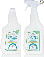 Juniper, Surface Cleaner With Bleach, All-Purpose Cleaner for Bathroom, Kitchen, Toilet, 25 Fl. Oz Trigger Spray Bottle, (Pack of 2), Total 50 Ounce