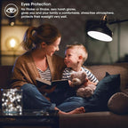 Dimmable Vintage LED Edison Bulbs, 6W, Equivalent 60W, 750lm, Daylight 5000K, 90+ CRI, ST58 Antique LED Filament Bulbs, E26 Medium Base, Clear Glass, Pack of 12