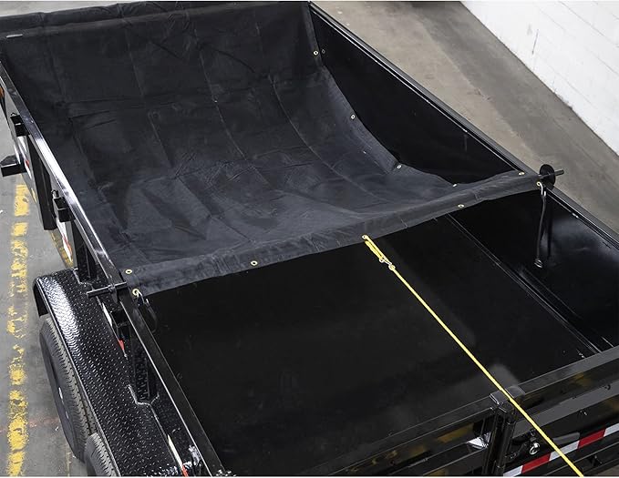 Buyers Products DTR7518 Aluminum Tarp System With Mesh Tarp, 7-1/2 ft. x 18 ft, Dump Body & Trailer Tarp Kit