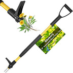 39" Stand Up Weed Puller Tool - Heavy Duty Detachable 3-Claw Weeder with Ergonomic Long D-Handle | Tools for Effortless Garden Weed Removal (Dandelions, Thistles & More)