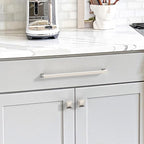 6 Pack 12.6"(320mm) Brushed Satin Nickel Cabinet Pulls Kitchen Cabinet Handles Drawer Pulls Cupboard Hardware for Cabinets CK0078