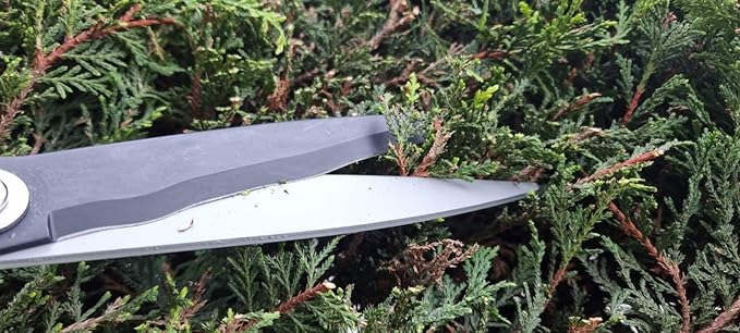 Kimura® Pro Heavy Duty Hedge Shears - Premium Garden Clippers with Patented Gearing Technology, Ultra Lightweight Aluminium Handles, Japanese SK5 Steel Blades, Ideal Shears for Gardening - 22" Trimmer