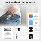 TOPDON TC002C Thermal Camera, 512 x 384 Super Resolution, 256 x 192 IR Resolution, Thermal Imager for iPhone 17/16/15 Series & iPads with Type-C Port, -4°F~1022°F Temp Range, Upgraded Version of TC002