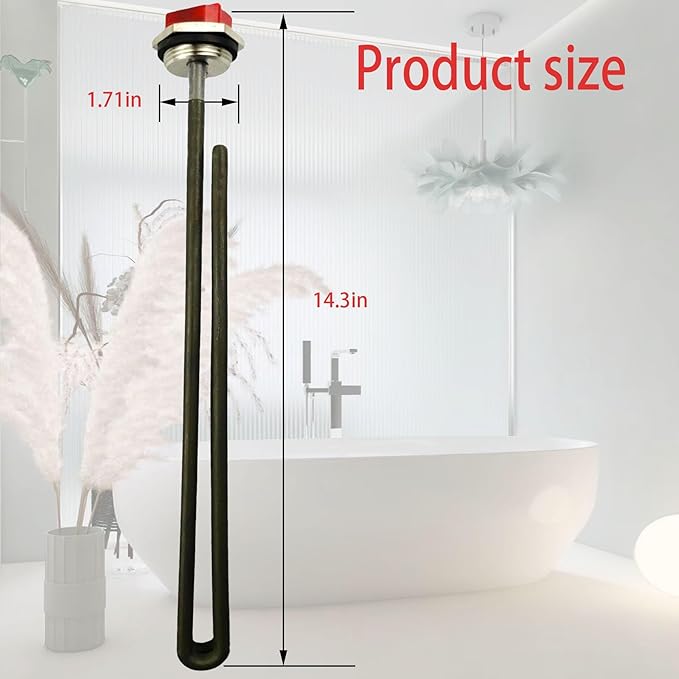 SP10869PH water heater element replacement part for Rheem,R'heem Water Heater Element,replaces SP10552PH SP10872PL UV12905 heater element,5500W 240V(1pcs)