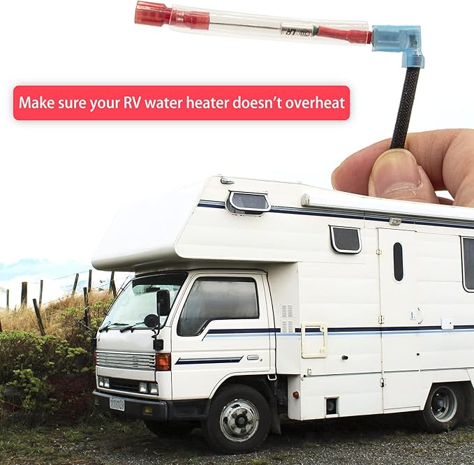 4PCS RV 93866 Water Heater Thermal Cutoff Kit, Replacement OEM Part Thermal Fuse, Toilet Part Mobile Fittings For RV Atwood 91447 93866 Water Heater GCH6-4E GH6-6E G6A-6E GCH6A-7E GCG6A-9E XT Series