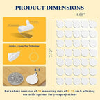 Double Sided Sticky Adhesive Dots – 350pcs Easy to Peel Sticky Putty,Clear Removable Mounting Putty, Double Sided Tape Dots for Walls,Crafts, Posters, Balloons, and Classroom Decor.