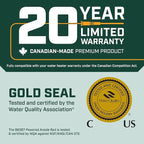 Corro-Protec Powered Anode Rod for Water Heater, 20-Year Warranty, Eliminates Rotten Egg/Sulfur Smell within 24 hours, Stops Corrosion and Reduces Limescale, Electrical Anode Rod Made of Titanium