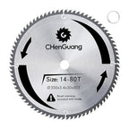 14 Inch 80 Tooth Miter/Tungsten Carbide Tipped Blade High-Performance Professioal Saw Blade for Cutting Wood
