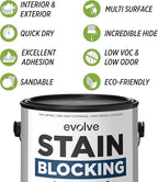 Evolve Ultimate Pro Stain Blocking Primer: Quick-Dry, Low Odor, Superior Stain-Blocking Primer,(1 Gallon)