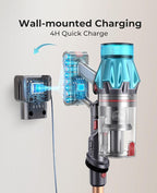 Cordless Vacuum Cleaner 600W/50Kpa, Stick Vacuum Cleaners 65 Mins Max Runtime with Charging Dock, Self-Standing Handheld Vacuum with Touch Display, 6-in-1 Vacuum Cleaner for Carpet/Hard Floor/Pet Hair