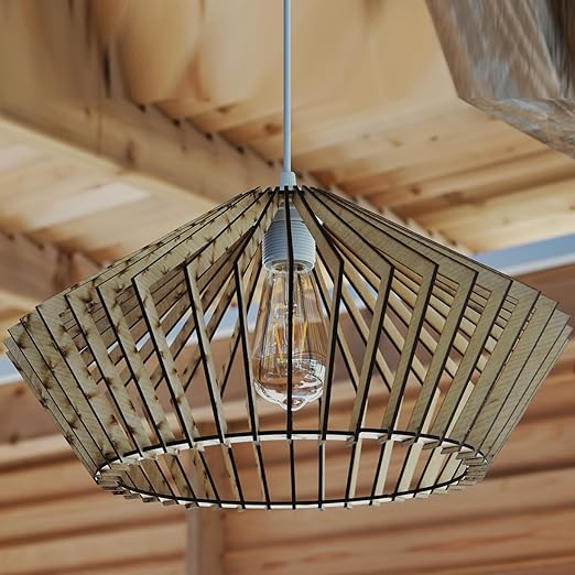 Plug in Pendant Light Cord Kit - 16Ft Light Bulb Socket with Cord E26/E27 Hanging Lantern Lamp Cable with Switch,Socket Rings, 4 Pack, White