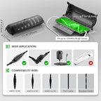 RESTMO Outdoor IP44 Waterproof Electrical Box, Weatherproof Extension Cord Cover, Safety Seal Enclosure to Protect Power Connections, Holiday Light Decorations, Power Tools, Fountains, Gray