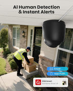 ZOSI C220 4MP 2.5K QHD Add-On PoE IP Camera Outdoor, 1440p Surveillance Outdoor Camera for PoE Security System, 100ft IR Night Vision, AI Human Detection, Two-Way Audio, Only Work with Our NVR