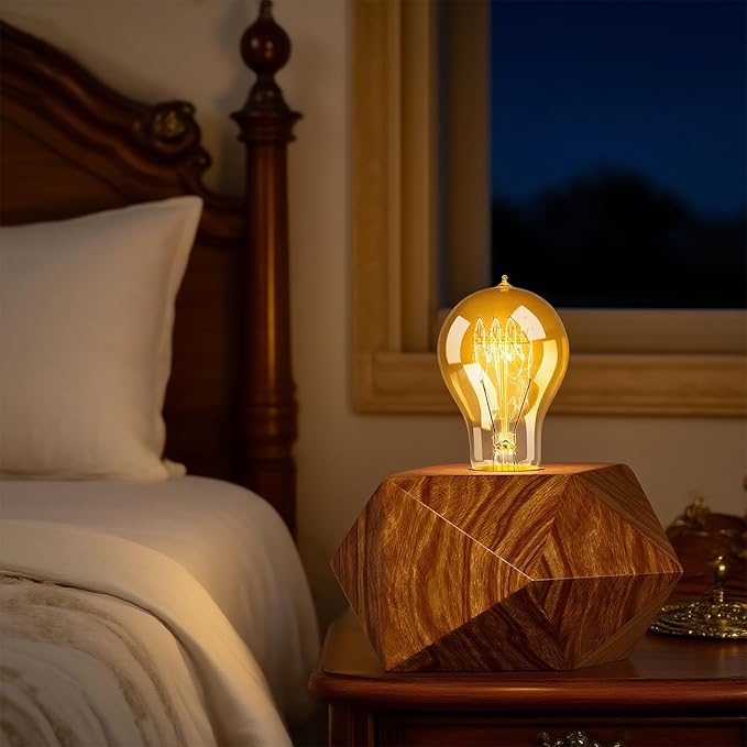 Warm Amber Bulb 40W for Decorative Fixtures, E26 Base Dimmable Warm Amber Vintage Bulbs for Indoor (Pack of 8)