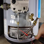 MENSI Minivolt Thermopile Replacement Parts for Reliance Whirlpool,A.O.Smith, Kenmore Gas Water Heater Boilers Replace Model 100112330 9007876 9007877, Repalce 300 301 Series (2 Packs)