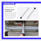 4PC RV Water Heater Anode Rods (9.25" x 3/4" NPT) Magnesium Anode Rod Fit for most of RV Water Heater,for Suburban Models, Suburban & Mor-Flo RV Water Heater parts