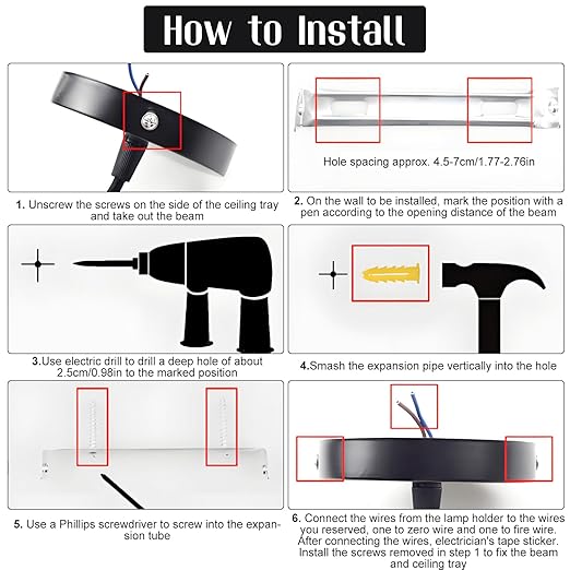 E26/E27 Screw Head Light Socket 100-240V Vintage Ceiling Light Wall Lamp Bulb Holder Socket for Hallway,Kitchen,Basement,Garage,Bar,Restaurant (Black)