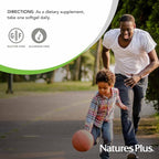 Natures Plus Vitamin D3 (Cholecalciferol) - 5000 iu, 60 Softgels - Bone Health, Heart Health & Immune System Support Supplement, Bioavailable Active Form - Gluten-Free - 60 Servings