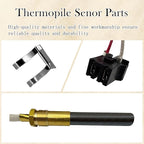 Natural LP Thermopile Senor Fit for Rheem Ruud and Richmond Water Heaters Parts Fit for Pilot Burner Assembly Kit SP20824 SP20754 SP21058 SP20800 SP21096 SP20739