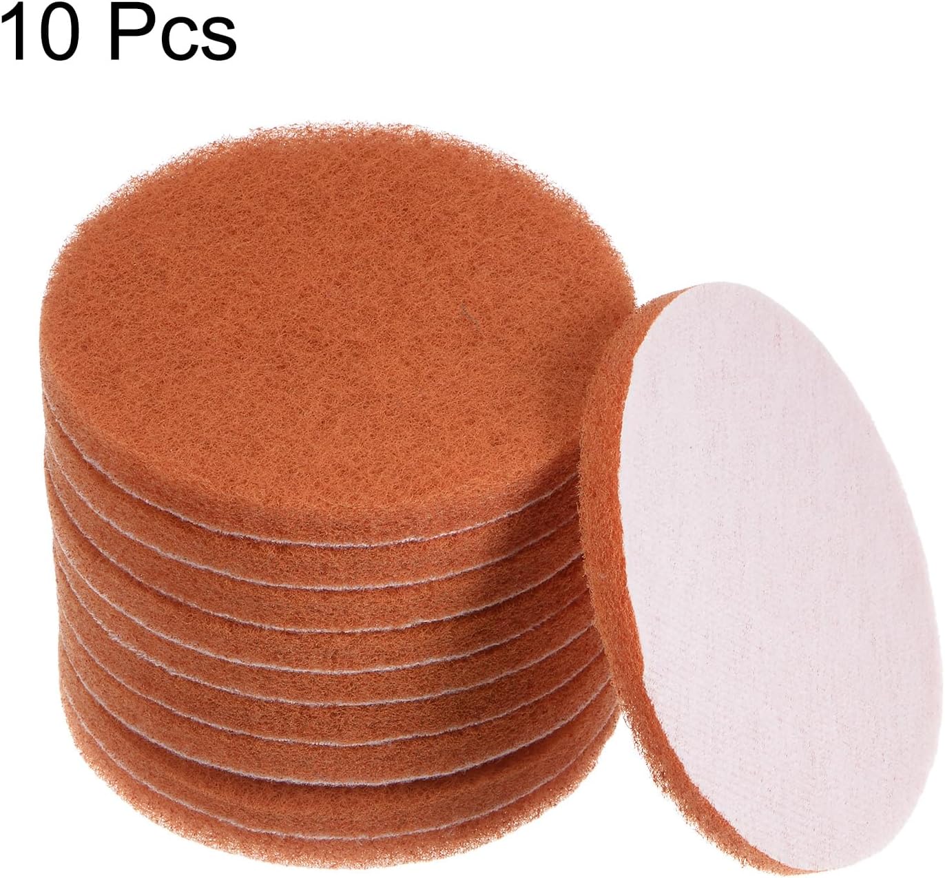 HARFINGTON 10pcs Drill Power Brush 5 inch Tile Scrubber Scouring Pads 2000 Grit for Bathroom Kitchen Household Cleaning