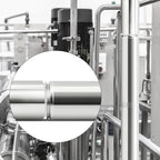 TAISHER 2PCS 304 Stainless Steel Pipe Fittings, 3/8" NPT Male Threaded, 4" Length Weld Nipple Cast Pipe