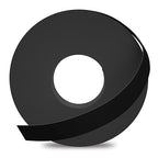 GSCIT Club Black Melamine Edge Banding, 1 inch x 25ft Edge Banding with Hot Melt Adhesive Pre-glued Cabinet Edge Banding Flexible Black Veneer Edging
