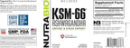 NutraBio Ashwagandha KSM-66 Herbal Supplement for Better Overall Well-Being- Ashwagandha Supplement- 600mg - 90 Vegetable Capsules