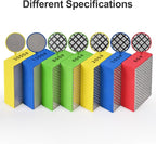 7pcs Diamond Hand Polishing Pads for Ceramic Tile Glass Grinding,Sanding Blocks Polishing 60#,100#,200#,400#,800#,1500#,3000#