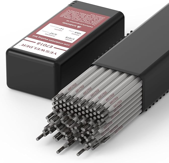 YESWELDER E7018 5/32'' 10LB Welding Rod Low Hydrogen Carbon Steel Stick Electrodes