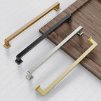 FILTA 10 Inch(256mm) Hole Centers Gold Cabinet Handles(Set of 6),Gold Cabinet Pulls Zinc Alloy Kitchen Cabinet Pulls Cabinet Hardware for Cabinets Cupboard Drawer