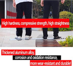 Grade Stick 9-Foot Aluminum Grade Rod - 10ths，Grade Rod，Grade Stick for Laser Level，Survey Rod，Grade Rods，Survey Pole，With Bubble Level, 3-Stage Telescopic，Double-Sided Scale Telescopic Leveling Rod