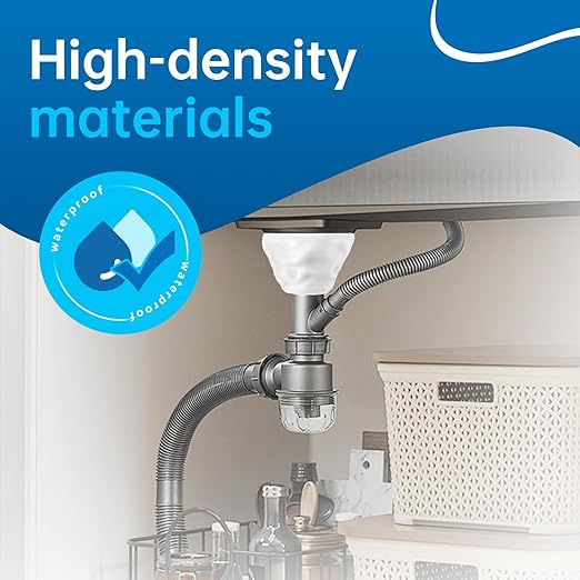 6 Pack Waterproof Seal Putty, White Duct Seal Repair Clay, Moldable Plumber's Putty for Electrical, Wall, Drain, Air Conditioning Holes, Quick Setting Air Leak Sealant