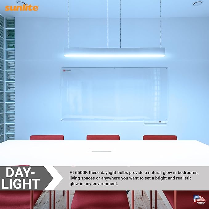 Sunlite 12-Inch F8T5/DL T5 Linear Fluorescent Lamp, 8 Watts, 310 Lumens, 6500K Daylight, Miniature G5 Bi-Pin Base, ROHS Compliant, High Performance Straight Tube, 10 Pack