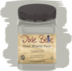 Dixie Belle Paint Company Chalk Finish Furniture Paint - Driftwood (32oz) - Matte Light Gray Chic Chalk Mineral DIY Furniture Paint