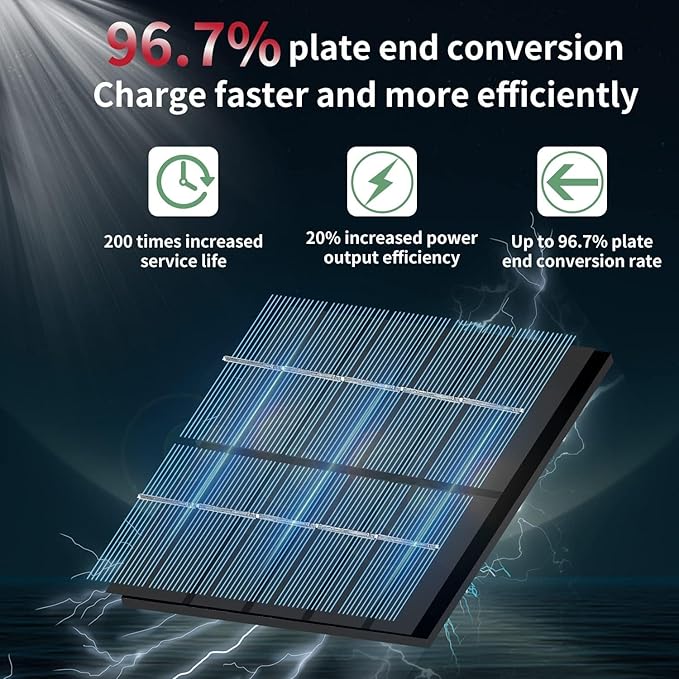 LANFU Solar Powered Motion Sensor Square Outdoor Wall Lights, Black Modern Up and Down Wall Lamps, IP65 Waterproof Warm White 3000K Wall Sconce Light Exterior for Fence Garden Outside