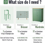 DWIL Matte Finish Furniture Paint - 32 Oz Wood Paint for Cabinets, Doors, Tables, and Dressers Refinishing - Water-Based, Non-Toxic & Odorless, Easy to Apply(Cardamom Green)-With Tools