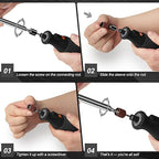 64Pcs Sanding Bits for Dremel Rotary Tools, 1/8" Shank Aluminum Oxide Grinding Stones and Sanding Drill Bits, Durable for Metal Rust Removal, Smoothing, Sharpening, Multiple Shapes to Meet More Needs