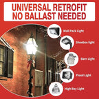 480V LED Corn Light Bulb, 85W E39 Mogul Base, 14025LM (165 LM/W), 5000K Daylight Lamp, Replacement 400W HPS/MH for Indoor Outdoor Garage Warehouse Factory Backyard