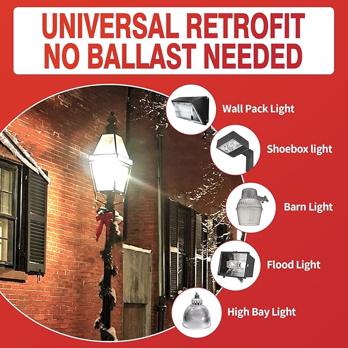 480V LED Corn Light Bulb, 85W E39 Mogul Base, 14025LM (165 LM/W), 5000K Daylight Lamp, Replacement 400W HPS/MH for Indoor Outdoor Garage Warehouse Factory Backyard