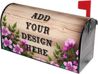 Custom Personalized Mailbox Covers Add Photo Picture Family Name House Address Text Magnetic Mail Cover for Home Garden Yard-8