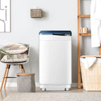 Portable Washing Machine, ARLIME Compact Mini Full-Automatic Laundry 2-In -1 Washer & Spin Dryer 7.7lbs Capacity W/Drainage Pump & Long Hose For Condo, Apartments, Dorms, RV’s Camping Living (Navy)