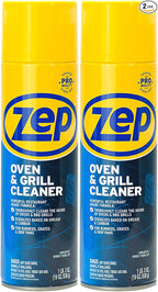 Zep Heavy-Duty Oven and Grill Cleaner - 19 oz (Case of 2) ZUOVGR19 - Dissolves Grease on Contact, on Burners, Grates and Drip Pans
